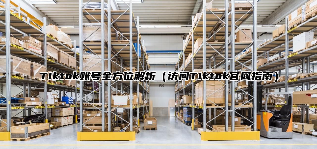 Tiktok账号全方位解析访问Tiktok官网指南