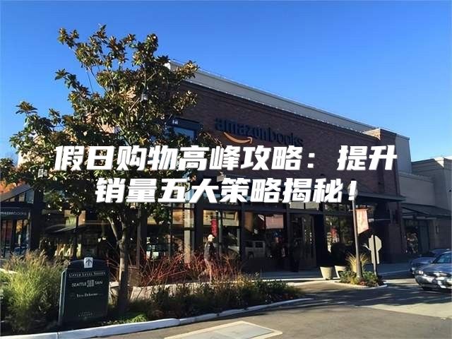 假日购物高峰攻略：提升销量五大策略揭秘！