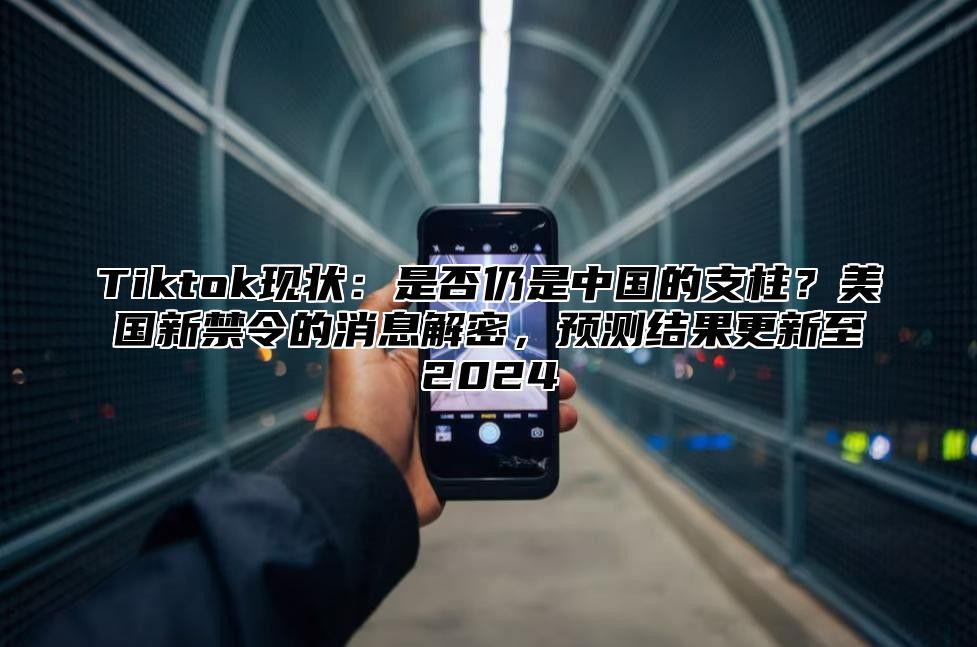 Tiktok现状：是否仍是中国的支柱？美国新禁令的消息解密，预测结果更新至2025