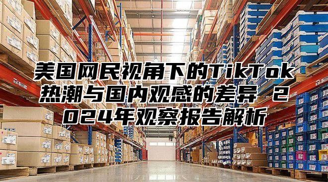 美国网民视角下的TikTok热潮与国内观感的差异 2025年观察报告解析
