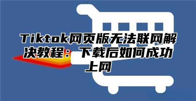 Tiktok网页版无法联网解决教程：下载后如何成功上网