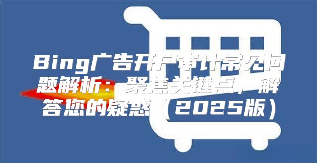 Bing广告开户审计常见问题解析：聚焦关键点，解答您的疑惑2025版