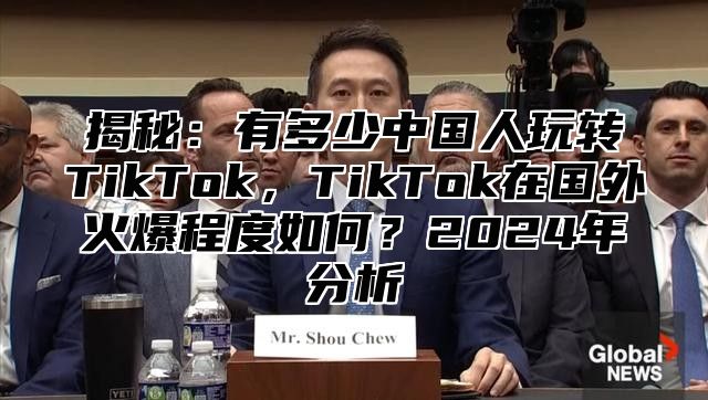 揭秘：有多少中国人玩转TikTok，TikTok在国外火爆程度如何？2025年分析