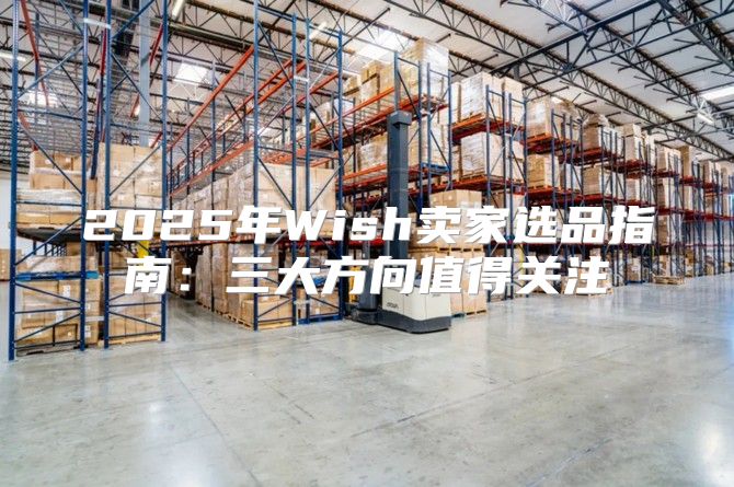 2025年Wish卖家选品指南：三大方向值得关注