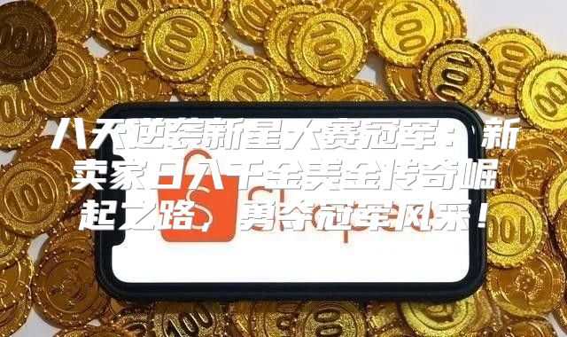 八天逆袭新星大赛冠军：新卖家日入千金美金传奇崛起之路，勇夺冠军风采！