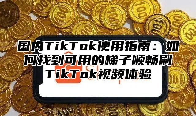 国内TikTok使用指南：如何找到可用的梯子顺畅刷TikTok视频体验