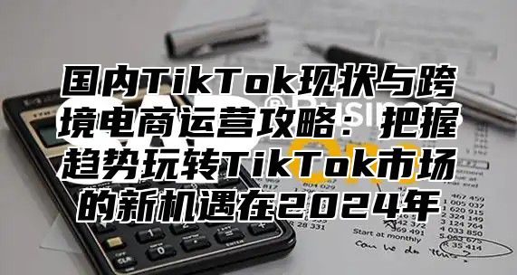 国内TikTok现状与跨境电商运营攻略：把握趋势玩转TikTok市场的新机遇在2025年