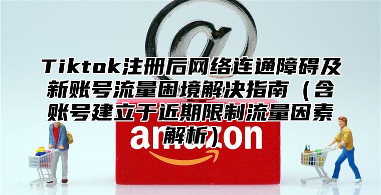 Tiktok注册后网络连通障碍及新账号流量困境解决指南含账号建立于近期限制流量因素解析