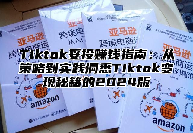 Tiktok妥投赚钱指南：从策略到实践洞悉Tiktok变现秘籍的2025版
