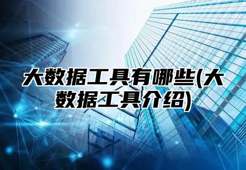 大数据工具有哪些(大数据工具介绍)