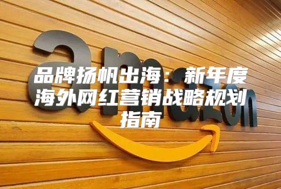 品牌扬帆出海：新年度海外网红营销战略规划指南