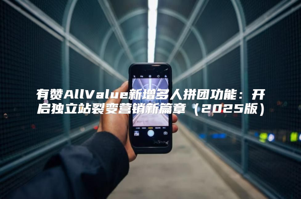 有赞AllValue新增多人拼团功能：开启独立站裂变营销新篇章2025版
