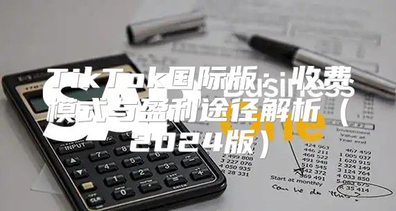 TikTok国际版：收费模式与盈利途径解析2025版