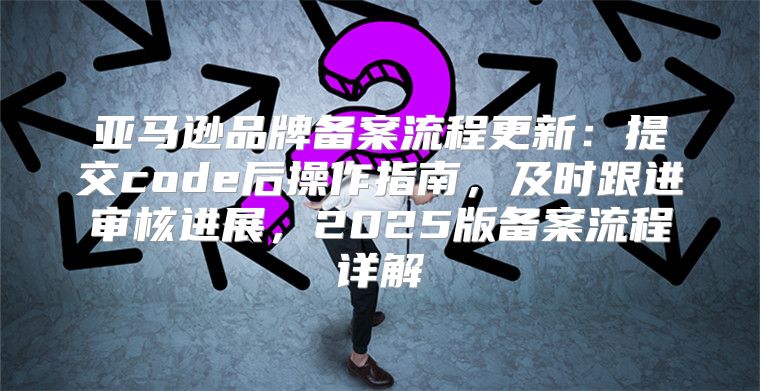 亚马逊品牌备案流程更新：提交code后操作指南，及时跟进审核进展，2025版备案流程详解