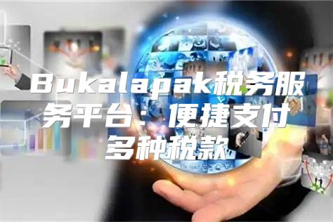 Bukalapak税务服务平台：便捷支付多种税款