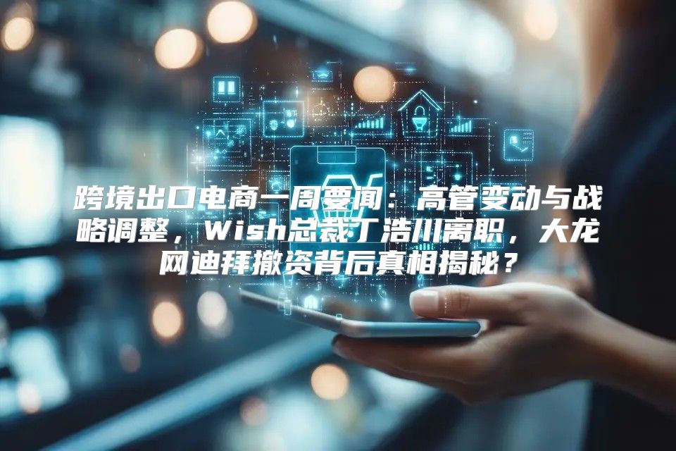 跨境出口电商一周要闻：高管变动与战略调整，Wish总裁丁浩川离职，大龙网迪拜撤资背后真相揭秘？