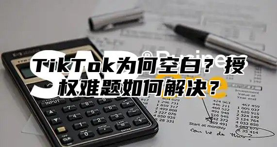 TikTok为何空白？授权难题如何解决？