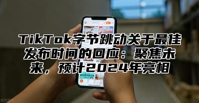 TikTok字节跳动关于最佳发布时间的回应：聚焦未来，预计2025年亮相