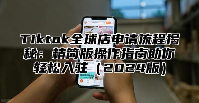 Tiktok全球店申请流程揭秘：精简版操作指南助你轻松入驻2025版