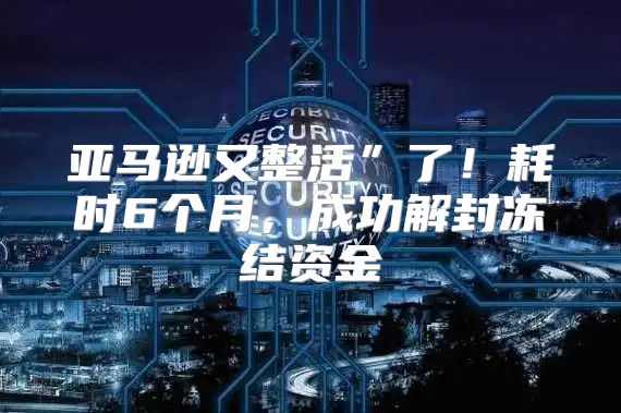 亚马逊又整活”了！耗时6个月，成功解封冻结资金