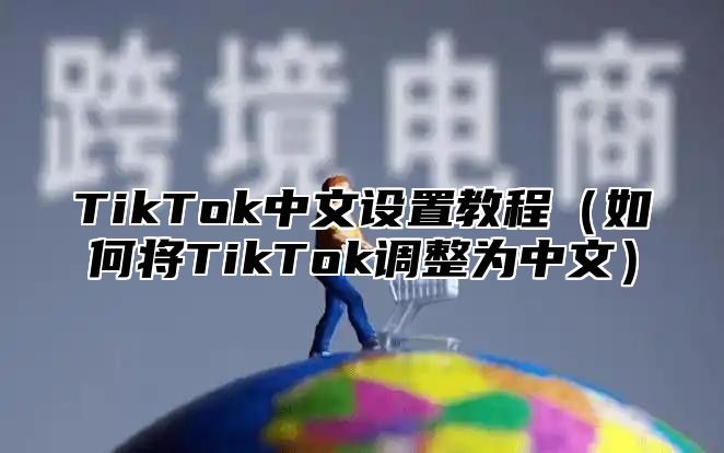 TikTok中文设置教程如何将TikTok调整为中文
