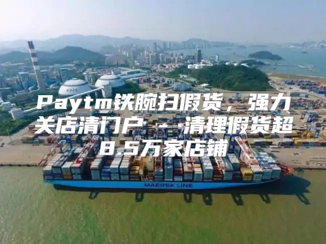 Paytm铁腕扫假货，强力关店清门户 - 清理假货超8.5万家店铺