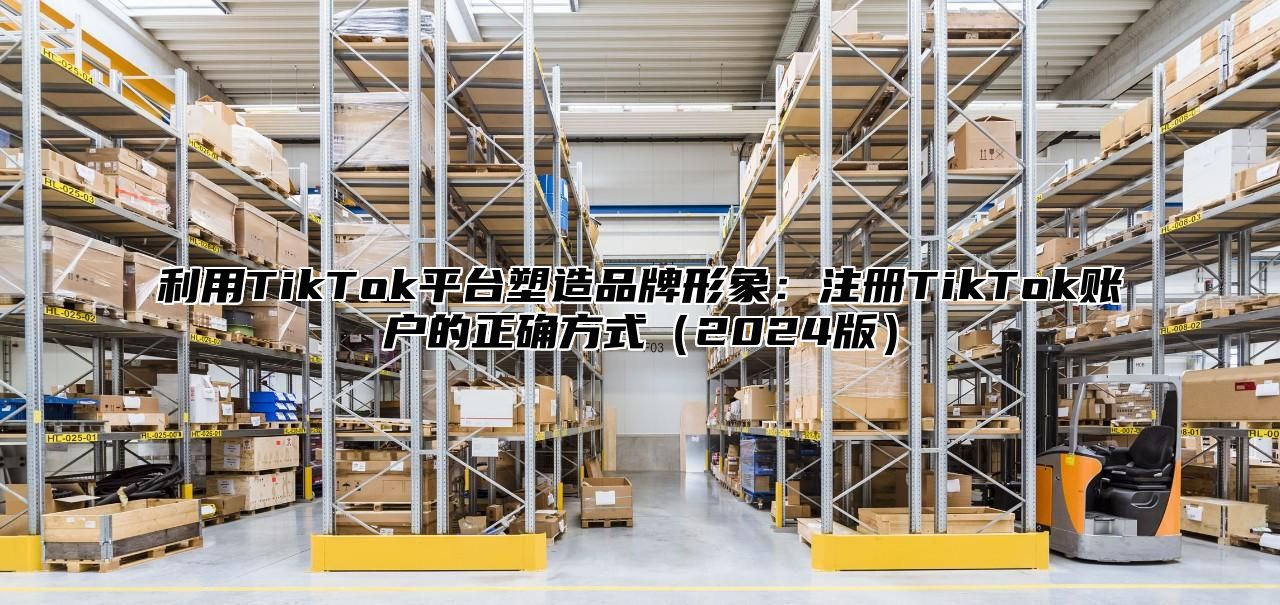 利用TikTok平台塑造品牌形象：注册TikTok账户的正确方式2025版