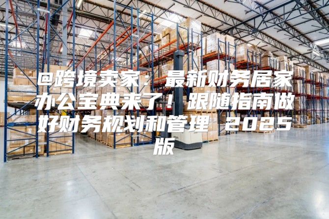 @跨境卖家：最新财务居家办公宝典来了！跟随指南做好财务规划和管理 2025版