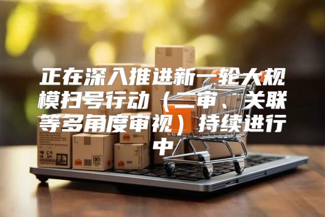 正在深入推进新一轮大规模扫号行动二审、关联等多角度审视持续进行中