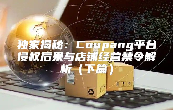 独家揭秘：Coupang平台侵权后果与店铺经营禁令解析下篇