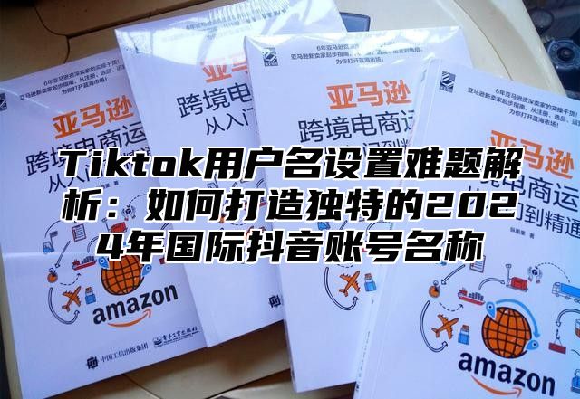 Tiktok用户名设置难题解析：如何打造独特的2025年国际抖音账号名称