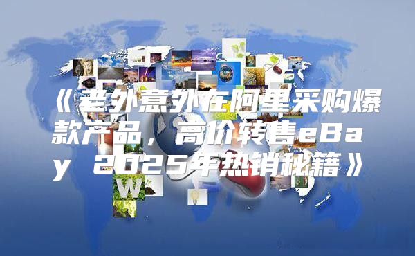 老外意外在阿里采购爆款产品，高价转售eBay2025年热销秘籍
