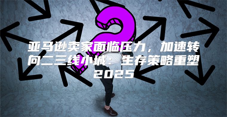 亚马逊卖家面临压力，加速转向二三线小城：生存策略重塑2025