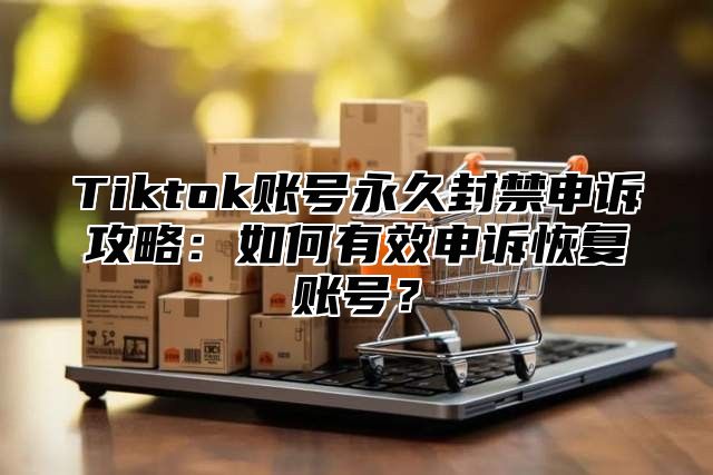 Tiktok账号永久封禁申诉攻略：如何有效申诉恢复账号？