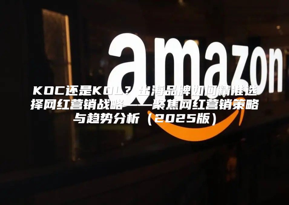 KOC还是KOL？出海品牌如何精准选择网红营销战略——聚焦网红营销策略与趋势分析2025版