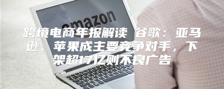 跨境电商年报解读③谷歌：亚马逊、苹果成主要竞争对手，下架超17亿则不良广告