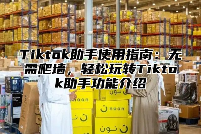 Tiktok助手使用指南：无需爬墙，轻松玩转Tiktok助手功能介绍