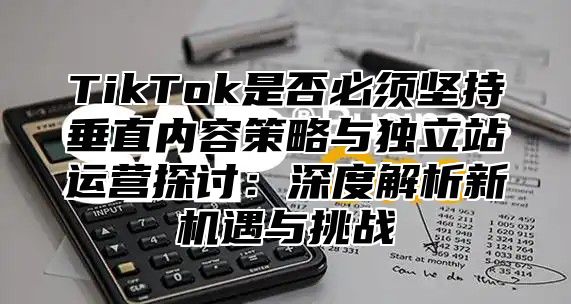 TikTok是否必须坚持垂直内容策略与独立站运营探讨：深度解析新机遇与挑战