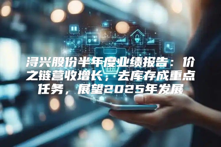 浔兴股份半年度业绩报告：价之链营收增长，去库存成重点任务，展望2025年发展