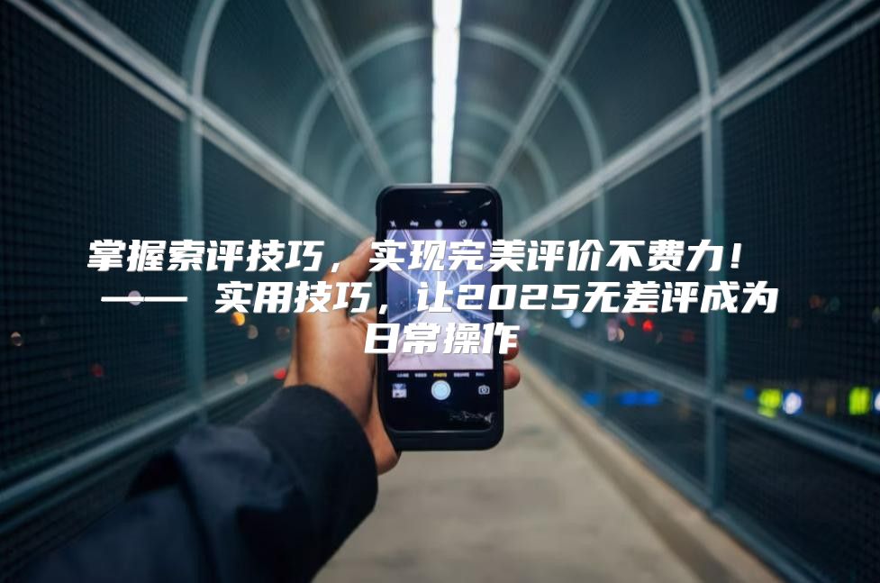 掌握索评技巧，实现完美评价不费力！ —— 实用技巧，让2025无差评成为日常操作