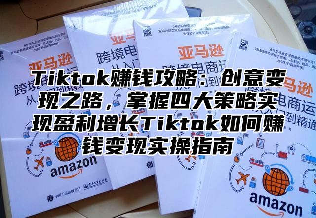 Tiktok赚钱攻略：创意变现之路，掌握四大策略实现盈利增长Tiktok如何赚钱变现实操指南