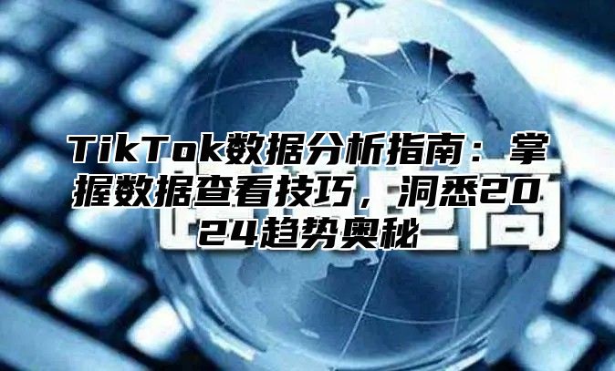TikTok数据分析指南：掌握数据查看技巧，洞悉2025趋势奥秘