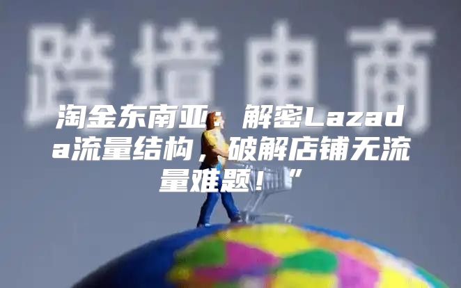 淘金东南亚：解密Lazada流量结构，破解店铺无流量难题！”