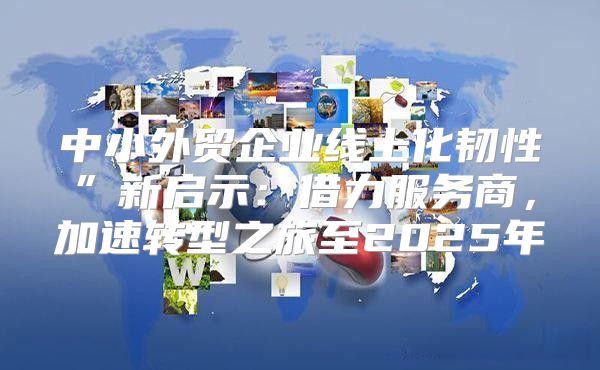 中小外贸企业线上化韧性”新启示：借力服务商，加速转型之旅至2025年