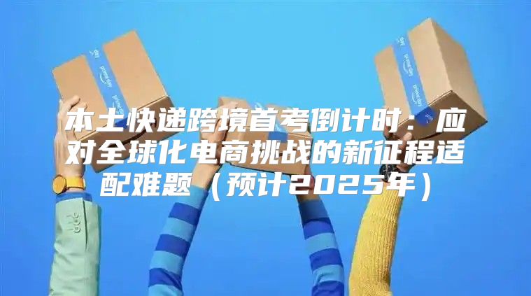 本土快递跨境首考倒计时：应对全球化电商挑战的新征程适配难题预计2025年