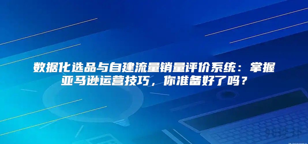 数据化选品与自建流量销量评价系统：掌握亚马逊运营技巧，你准备好了吗？