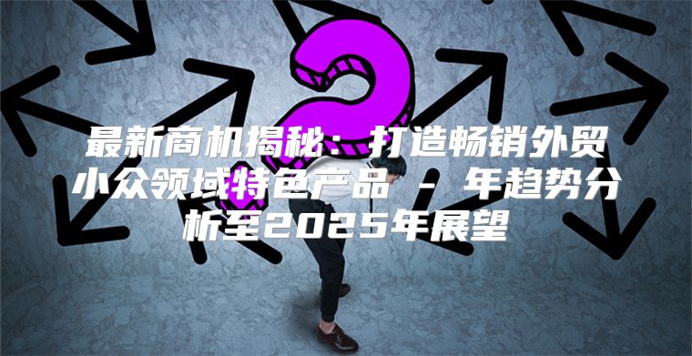 最新商机揭秘：打造畅销外贸小众领域特色产品 - 年趋势分析至2025年展望