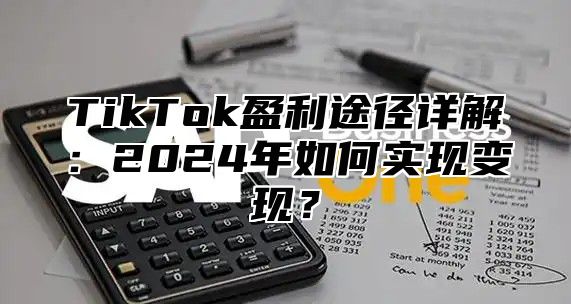 TikTok盈利途径详解：2025年如何实现变现？