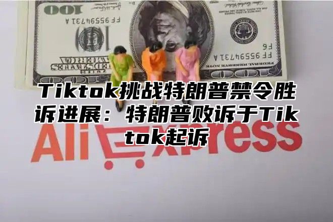 Tiktok挑战特朗普禁令胜诉进展：特朗普败诉于Tiktok起诉