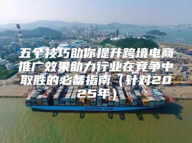 五个技巧助你提升跨境电商推广效果助力行业在竞争中取胜的必备指南针对2025年
